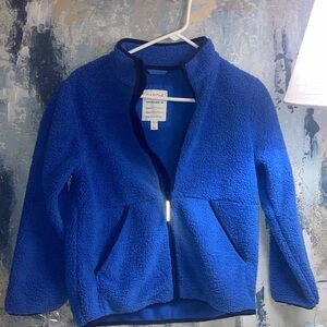 NWT Cat & Jack Vibrant Blue Kids Soft Fleece Jacket